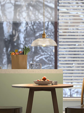 Calyra Suspension en Laiton et Verre