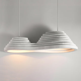 Ripple Lustre Suspendu Minimaliste En Résine