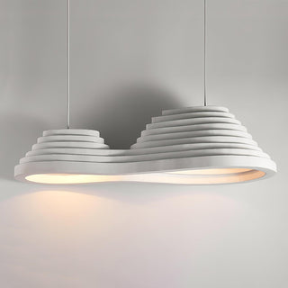 Ripple Lustre Suspendu Minimaliste En Résine