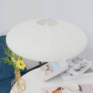 Lustra Suspension en Papier pour Salon-Luire