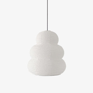 Solara Suspension Papier Washi Lanternes Empilées Japonaises pour Salon