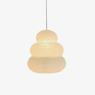 Solara Suspension Papier Washi Lanternes Empilées Japonaises pour Salon