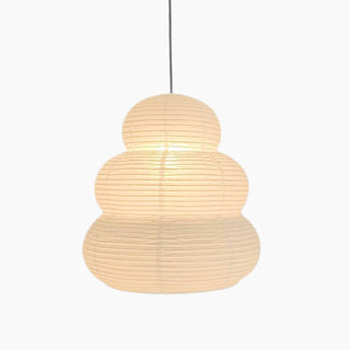 Solara Suspension Papier Washi Lanternes Empilées Japonaises pour Salon
