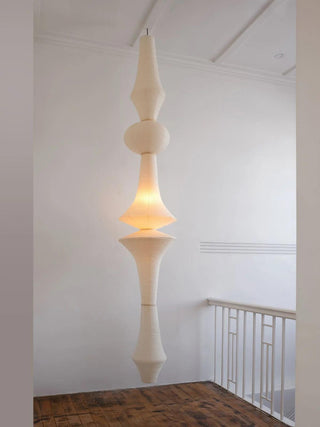 Lustra Suspension Luminaire Papier Washi E pour Salon-Luire