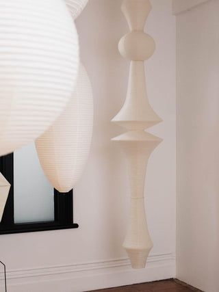 Lustra Suspension Luminaire Papier Washi E pour Salon-Luire