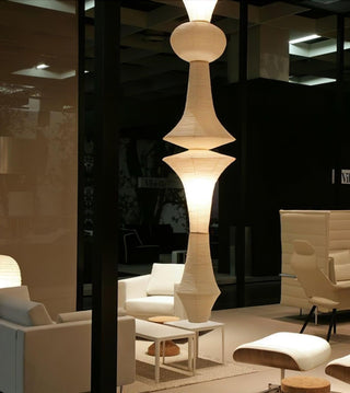 Lustra Suspension Luminaire Papier Washi E pour Salon-Luire