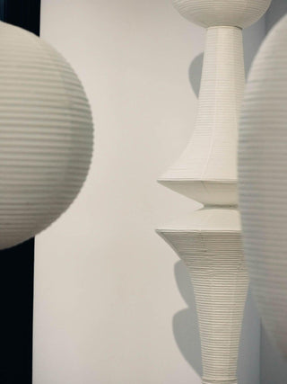 Lustra Suspension Luminaire Papier Washi E pour Salon-Luire
