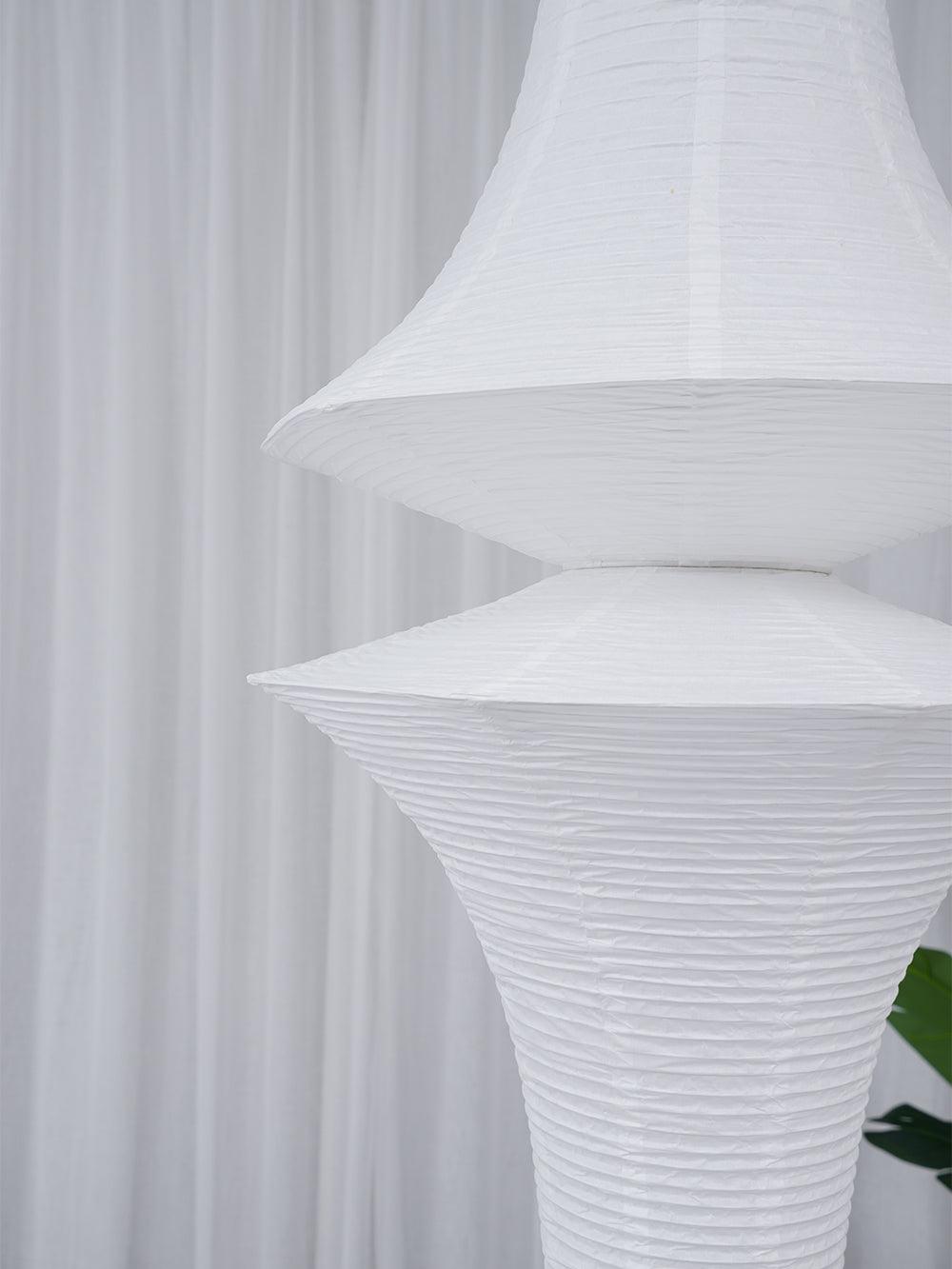 Noveny Suspension Luminaire Papier Washi E pour Salon-Cielum