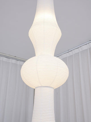 Lustra Suspension Luminaire Papier Washi E pour Salon-Luire