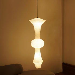 Faye Suspension Sculpturale Verticale en Papier