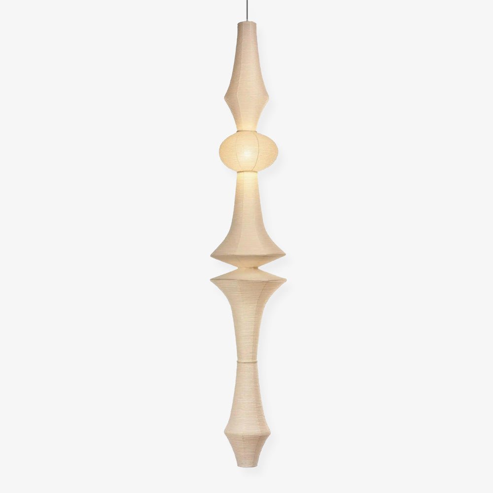 Noveny Suspension Luminaire Papier Washi E pour Salon-Cielum