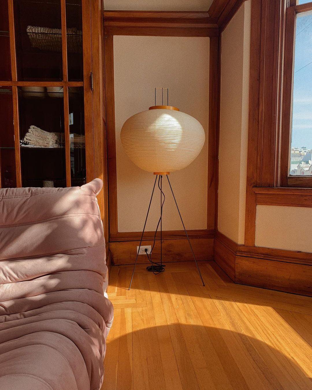Krelix Lampadaire en Papier Scandinave