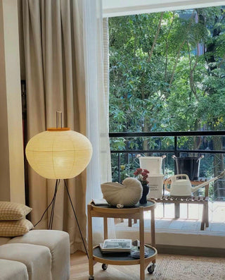 Krelix Lampadaire en Papier Scandinave
