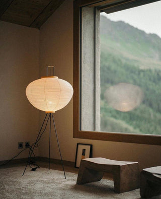 Krelix Lampadaire en Papier Scandinave