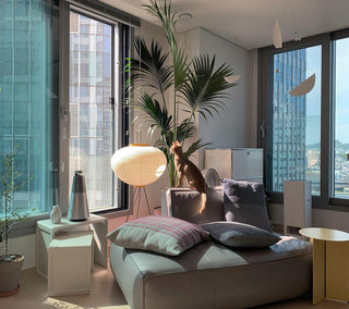 Krelix Lampadaire en Papier Scandinave