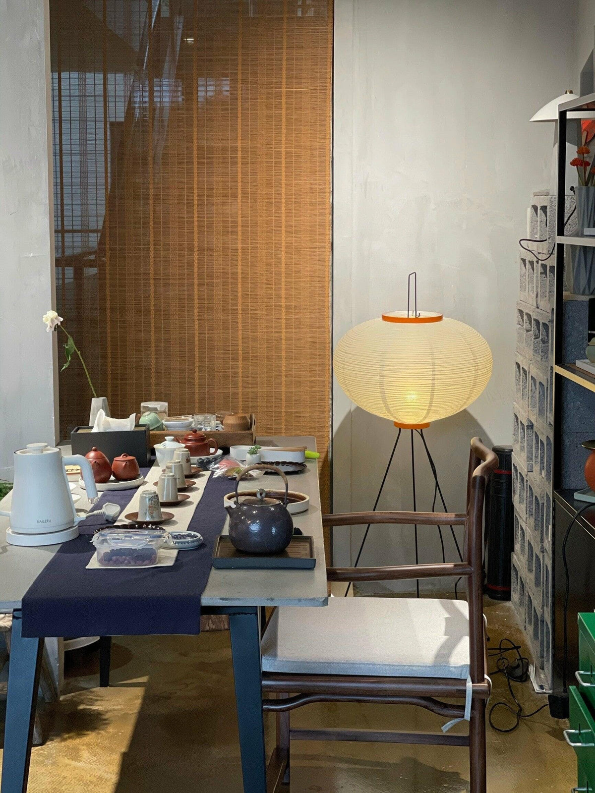 Krelix Lampadaire en Papier Scandinave