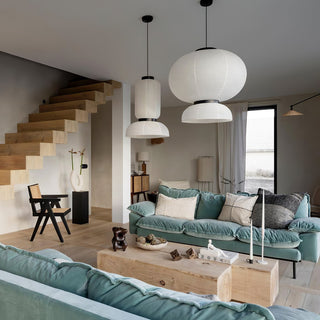 Tessire Lampe Suspendue Scandinave en Papier