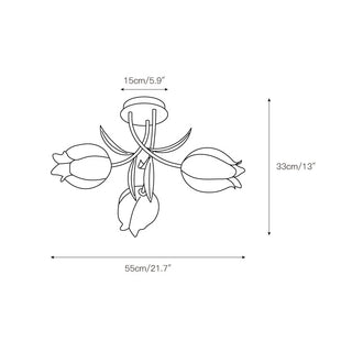 Armarila Lampe de Plafond Métal Créativité Individuelle
