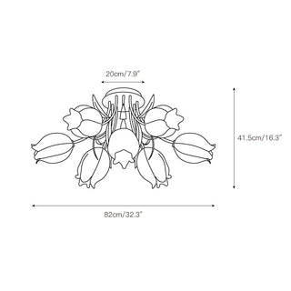 Armarila Lampe de Plafond Métal Créativité Individuelle