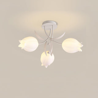 Lustra Plafonnier Fleur de Lys Blossom Base Verte