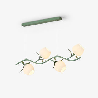 Lustra Lustre en Verre Floral