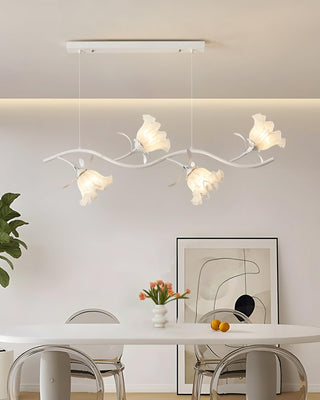 Lustra Lustre en Verre Floral