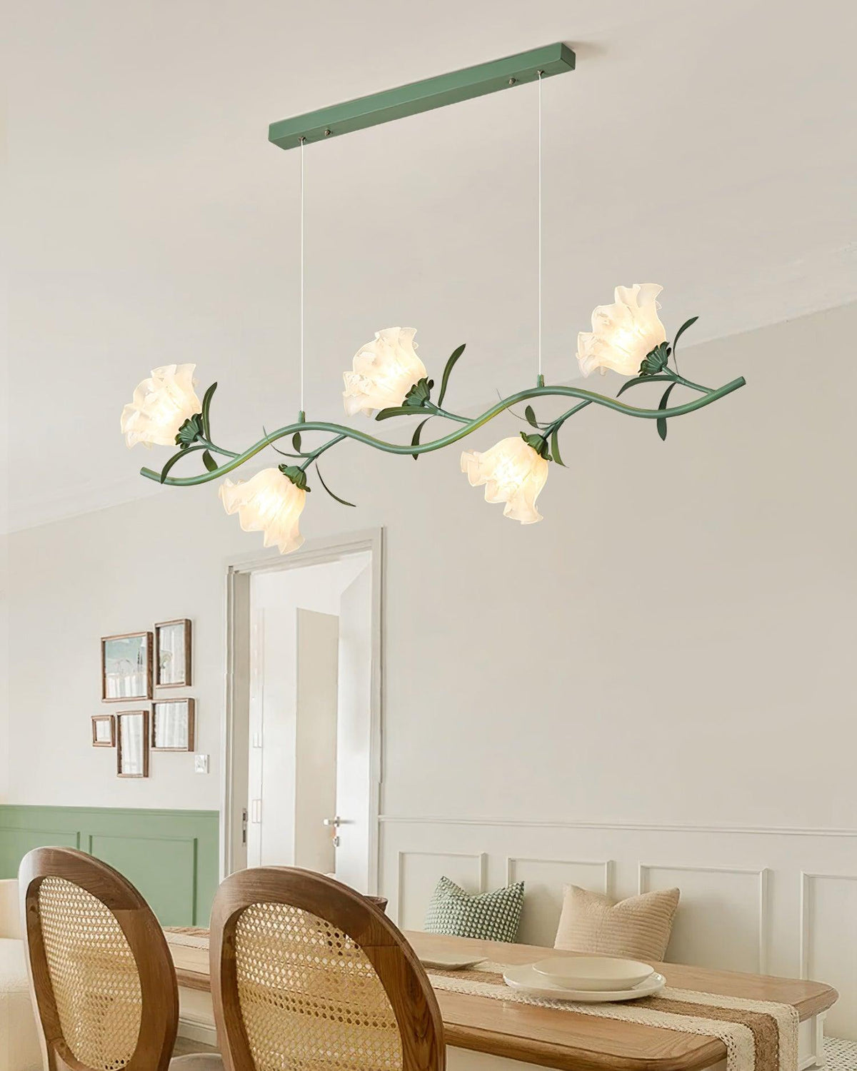 Valilia Lustre en Verre Floral