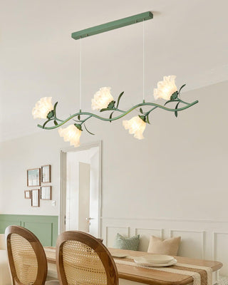 Lustra Lustre en Verre Floral