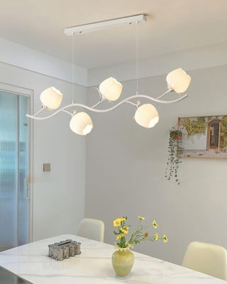 Lustra Lustre en Verre Floral