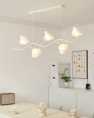 Lustra Lustre en Verre Floral