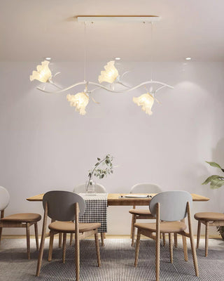 Lustra Lustre en Verre Floral