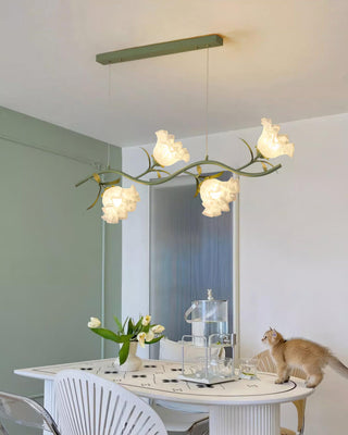 Lustra Lustre en Verre Floral