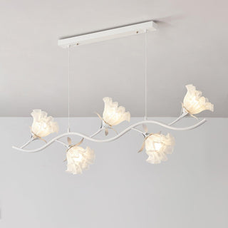 Lustra Lustre en Verre Floral