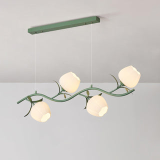 Lustra Lustre en Verre Floral