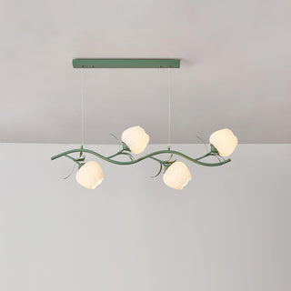 Lustra Lustre en Verre Floral