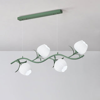 Lustra Lustre en Verre Floral
