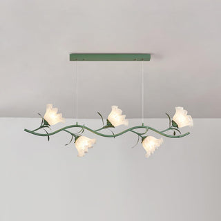 Lustra Lustre en Verre Floral