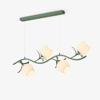 Lustra Lustre en Verre Floral