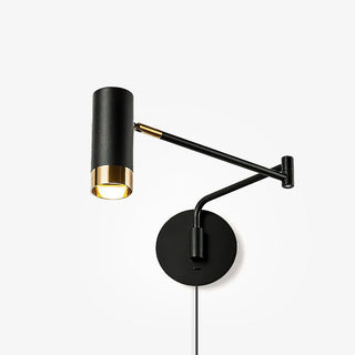 Ridge Arm Plug-in Wall Lamp-Neutral Decor
