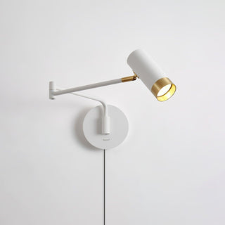 Ridge Arm Plug-in Wall Lamp-Neutral Decor
