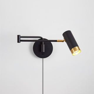 Ridge Arm Plug-in Wall Lamp-Neutral Decor