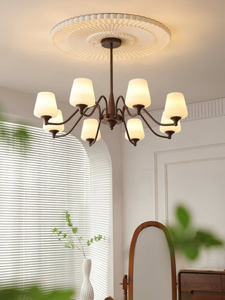 Aurora Lustre Frosted Glass Shades