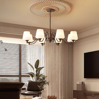 Aurora Lustre Frosted Glass Shades