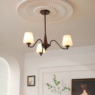 Aurora Lustre Frosted Glass Shades
