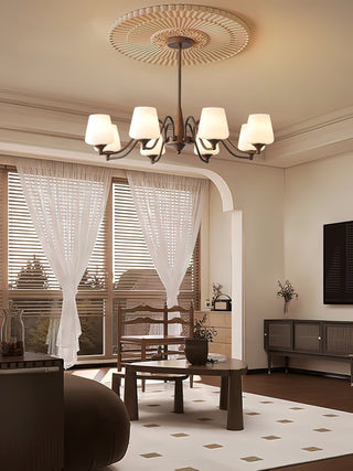 Aurora Lustre Frosted Glass Shades