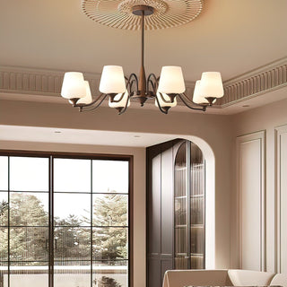 Aurora Lustre Frosted Glass Shades