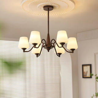 Aurora Lustre Frosted Glass Shades