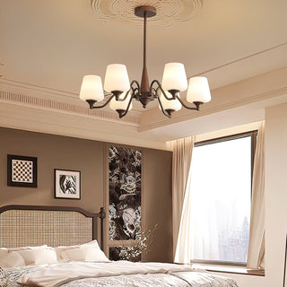 Aurora Lustre Frosted Glass Shades