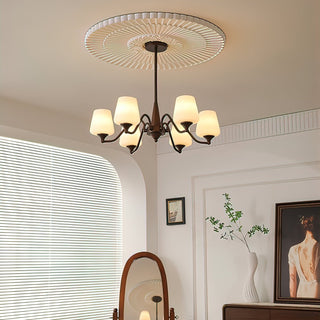 Aurora Lustre Frosted Glass Shades