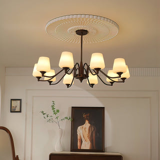Aurora Lustre Frosted Glass Shades